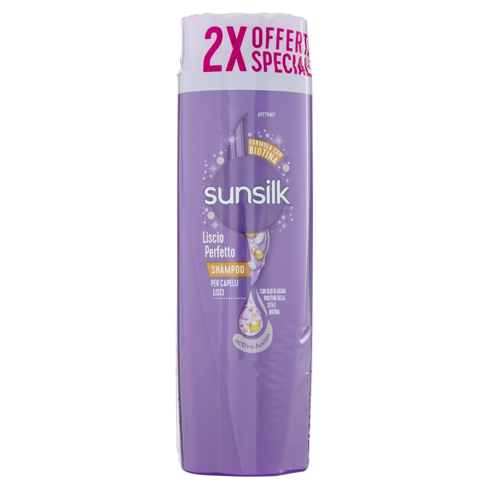 sunsilk Liscio Perfetto Shampoo per Capelli Lisci 2  x 250 ml